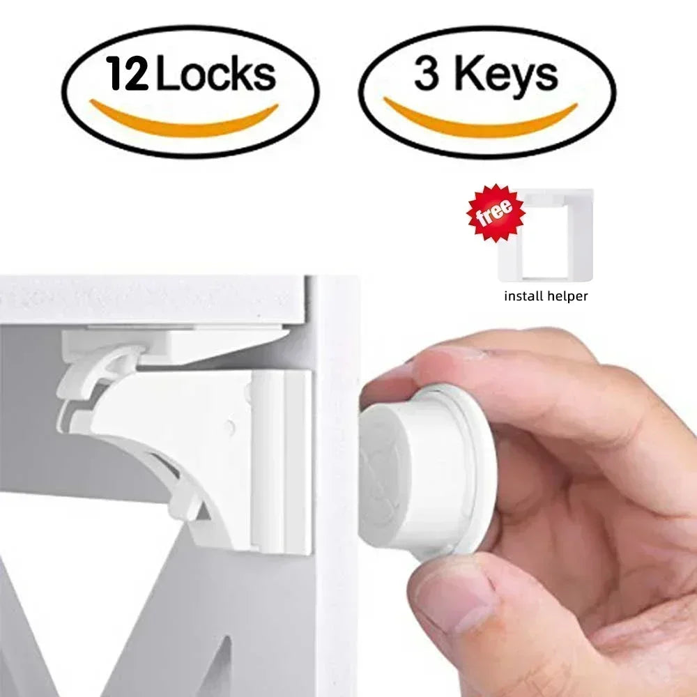 Childproof Magnetic Drawer Locks – Essential Baby Protection for Your Home
