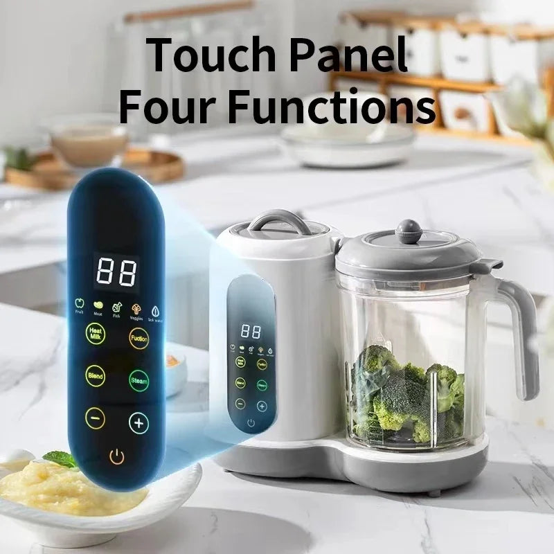 Baby Food Processor & Cooking Machine – Steam, Stir, Warm, and Blend in One