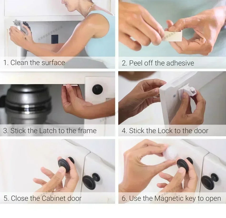 Baby Proof Magnetic Locks – Ultimate Child Protection for Drawers, Cabinets & More