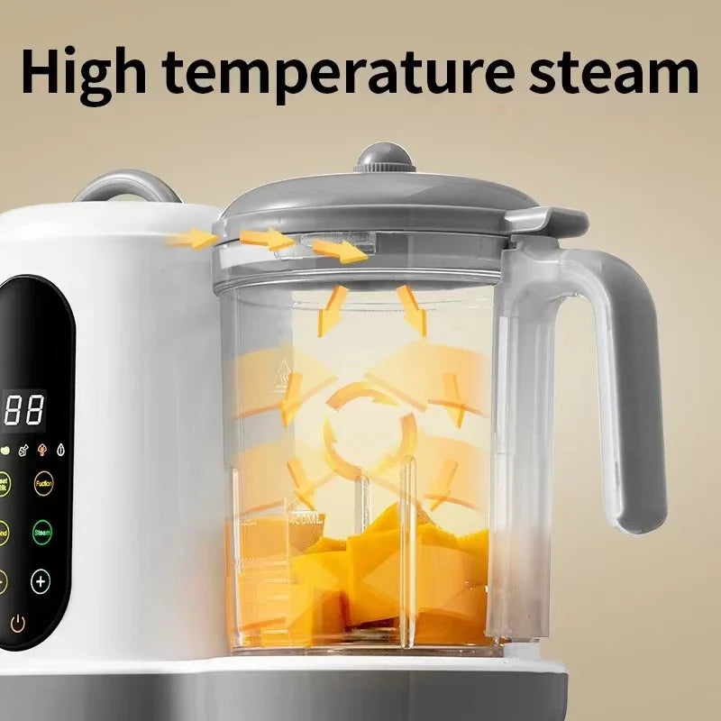 Baby Food Processor & Cooking Machine – Steam, Stir, Warm, and Blend in One