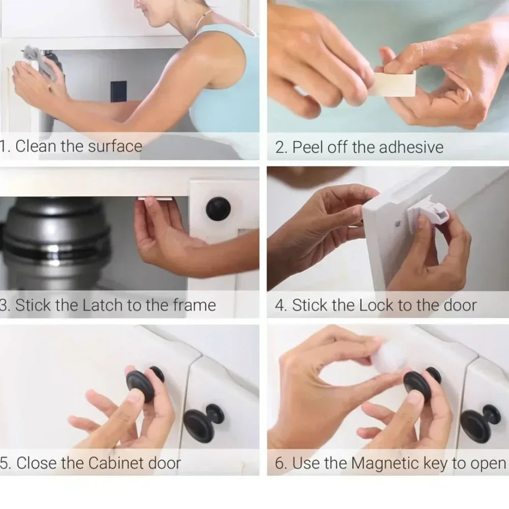 Childproof Magnetic Drawer Locks – Essential Baby Protection for Your Home