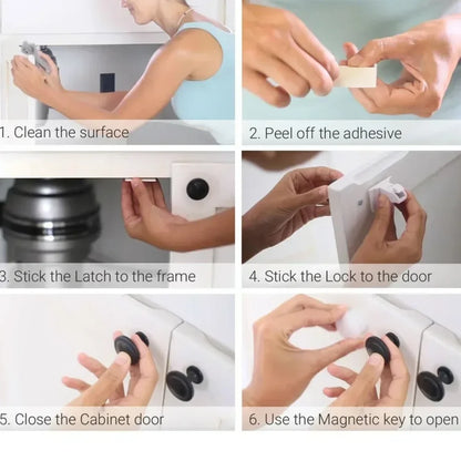 Childproof Magnetic Drawer Locks – Essential Baby Protection for Your Home