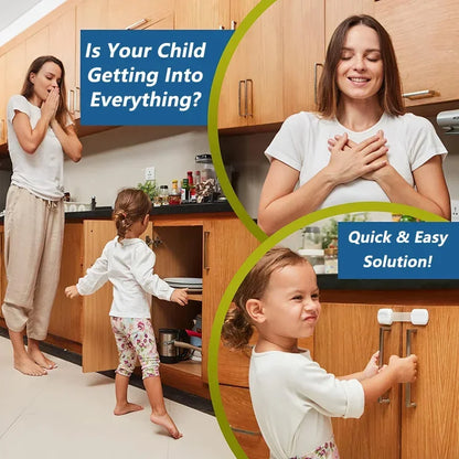Baby Safety Lock Drawer Child Safety Cabinet Locks Adhesive Cabinet For Drawer Door Latches Baby Safe Straps Child Door Security