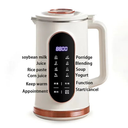 Multifunctional Soy Milk & Nut Milk Machine – High-Speed Electric Juicer & Mixer