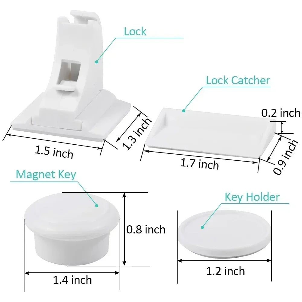 Childproof Magnetic Drawer Locks – Essential Baby Protection for Your Home