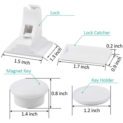 Childproof Magnetic Drawer Locks – Essential Baby Protection for Your Home