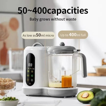 Baby Food Processor & Cooking Machine – Steam, Stir, Warm, and Blend in One