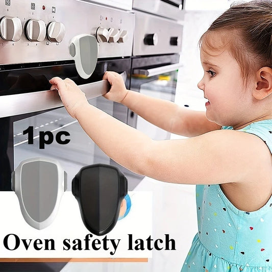 Childproof Oven Door Lock – Heat-Resistant, No-Drill, Easy Stick-On Install
